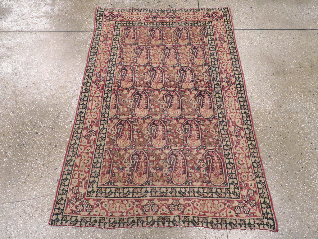 Antique Persian Lavar Kerman Rug, No.11253 - Gsblank