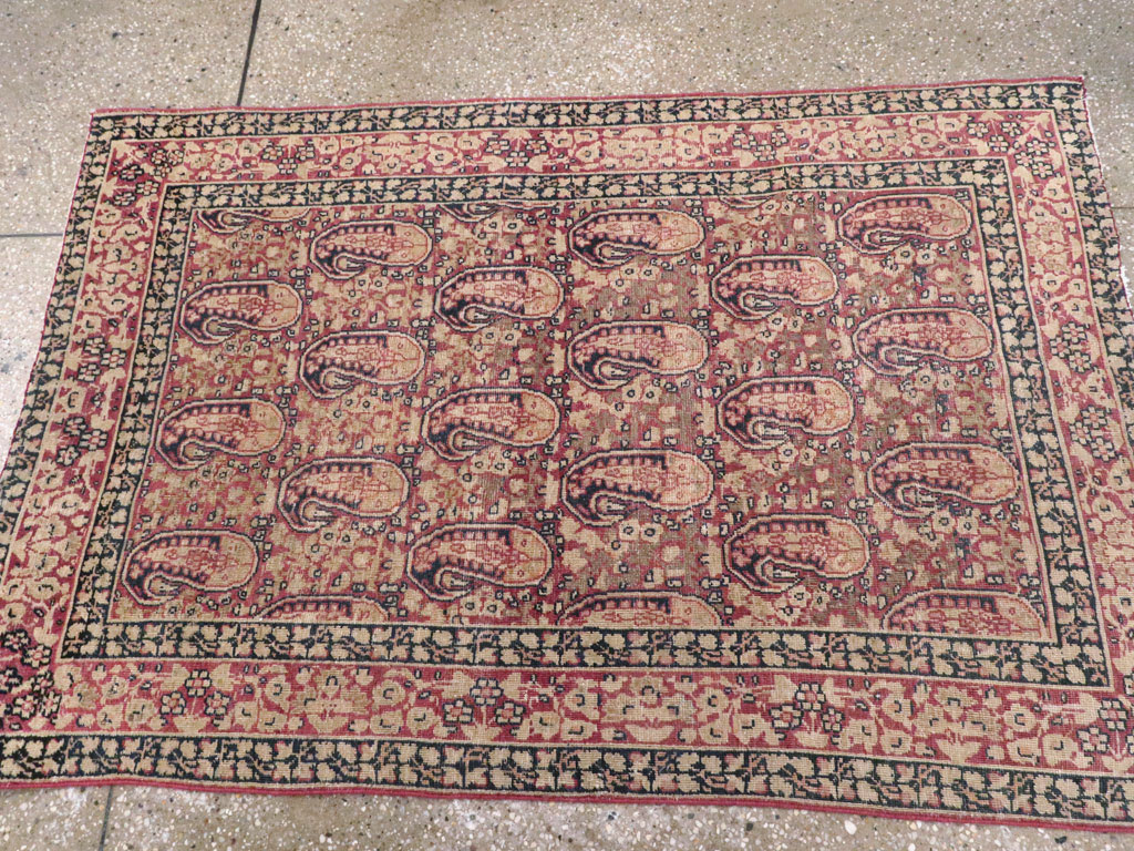 Antique Persian Lavar Kerman Rug, No.11253 - Gsblank
