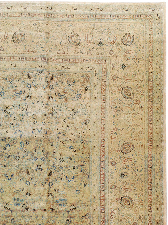 Antique Persian Mashad Oversize Carpet, No.11313 - Gsblank