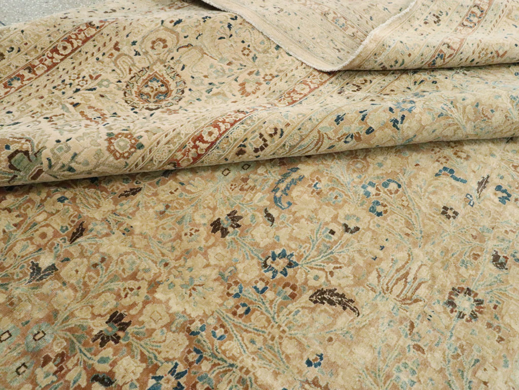 Antique Persian Mashad Oversize Carpet, No.11313 - Gsblank