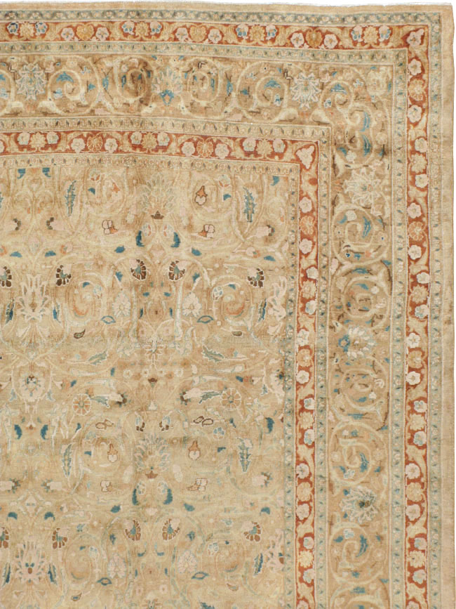 Antique Persian Dorokhsh Carpet, No.11339 - Gsblank
