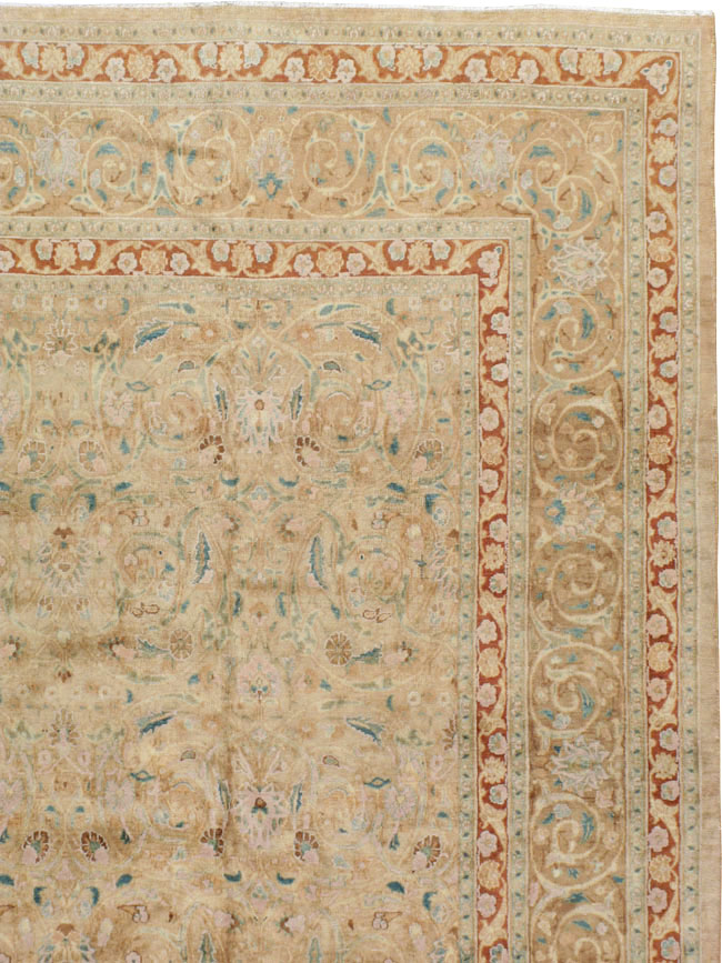 Antique Persian Dorokhsh Carpet, No.11339 - Gsblank