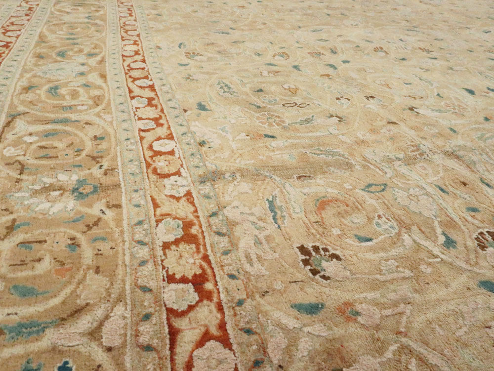 Antique Persian Dorokhsh Carpet, No.11339 - Gsblank