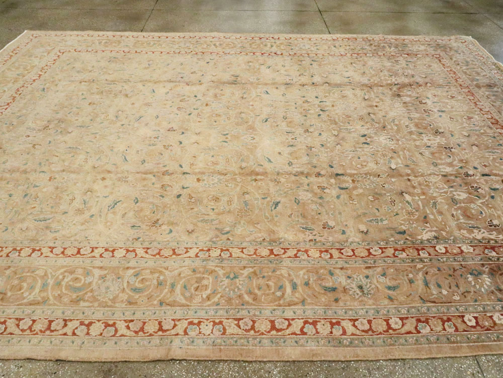 Antique Persian Dorokhsh Carpet, No.11339 - Gsblank
