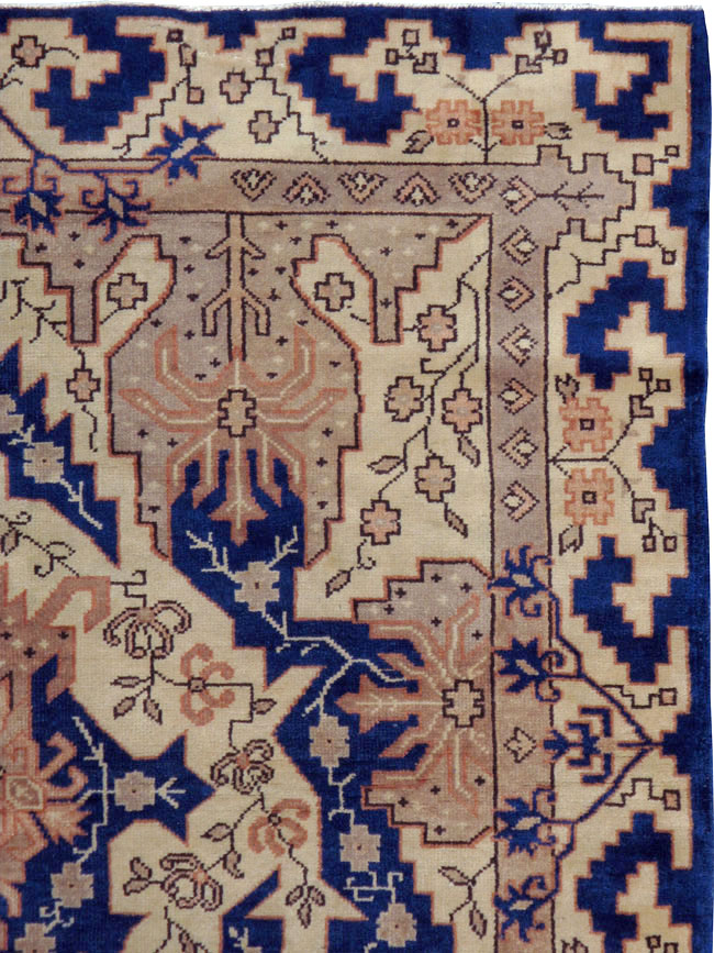 Vintage Indian Lahore Carpet, No.11345 - Gsblank