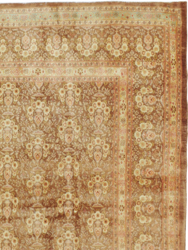 Vintage Persian Mashad Carpet, No.11350 - Gsblank