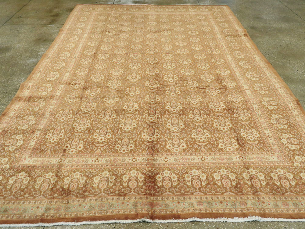 Vintage Persian Mashad Carpet, No.11350 - Gsblank