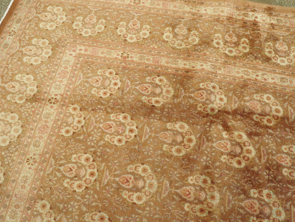 Vintage Persian Mashad Carpet, No.11350 - Gsblank