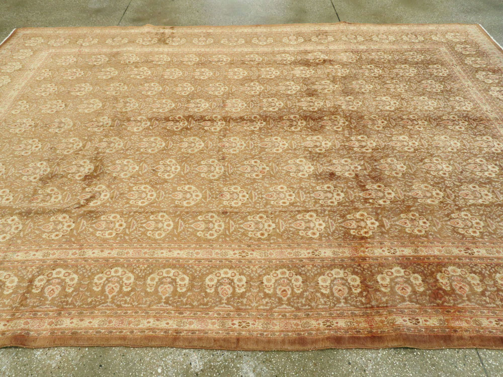 Vintage Persian Mashad Carpet, No.11350 - Gsblank