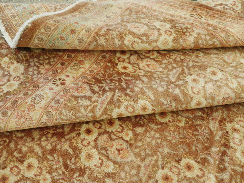 Vintage Persian Mashad Carpet, No.11350 - Gsblank