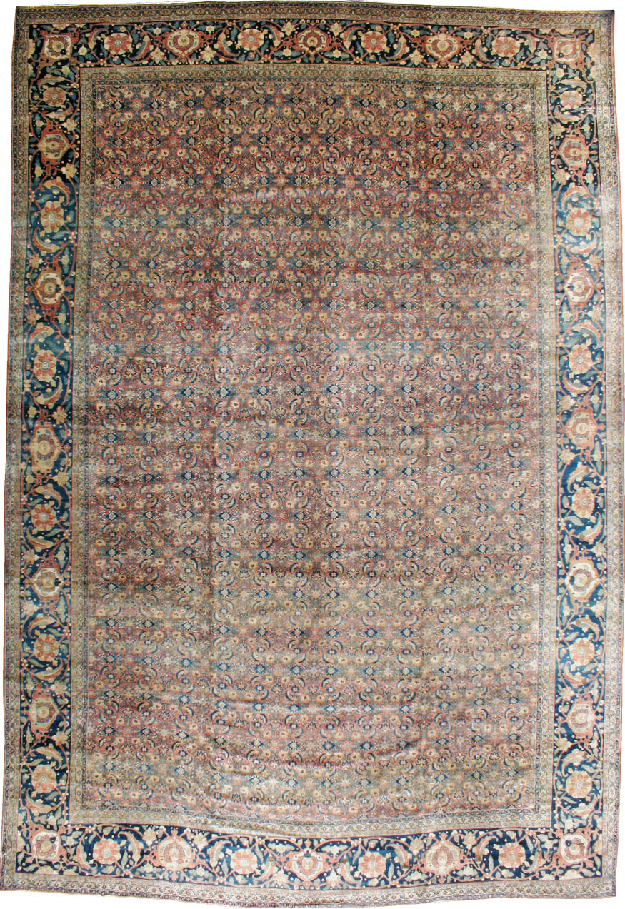 Antique Persian Tabriz Carpet, No.11379 - Gsblank