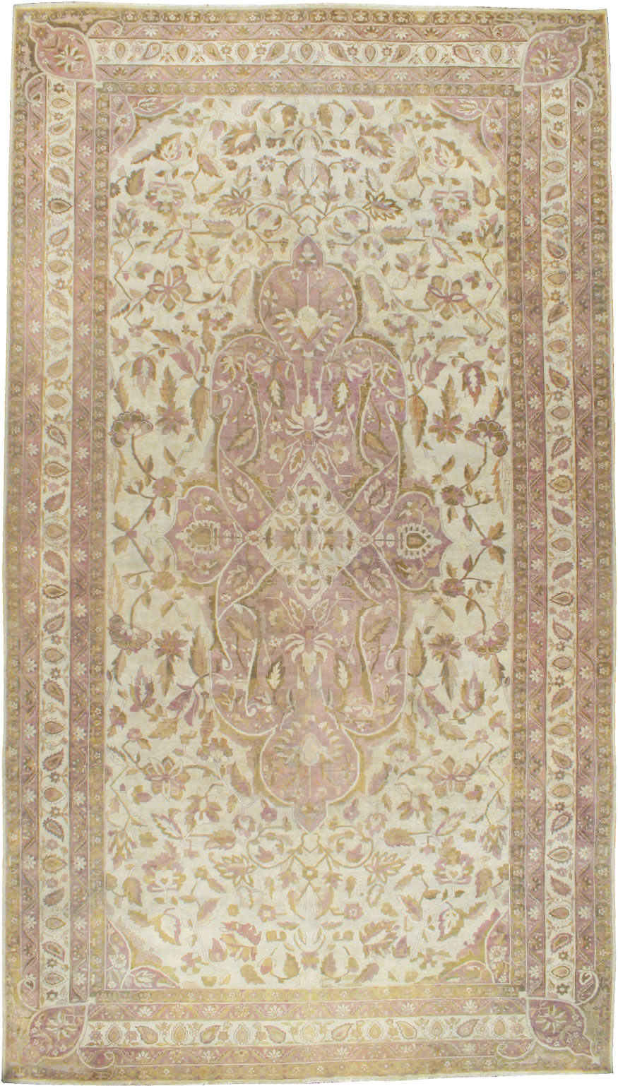 Antique Indian Amritsar Carpet, No.11443 - Gsblank