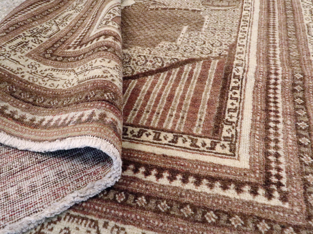 Antique Persian Tabriz Pictorial Rug (Pair: 2 of 2), No.11456 - Gsblank