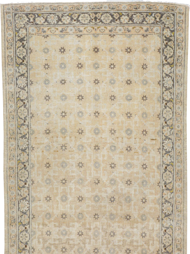 Vintage Persian Kashan Runner, No.11458 - Gsblank