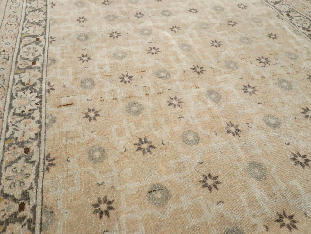 Vintage Persian Kashan Runner, No.11458 - Gsblank