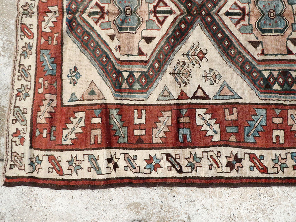 Antique Persian Serab Gallery Rug, No.11459 - Gsblank
