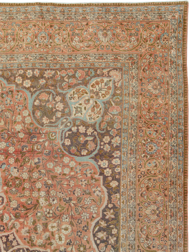 Antique Persian Tabriz Carpet, No.11500 - Gsblank