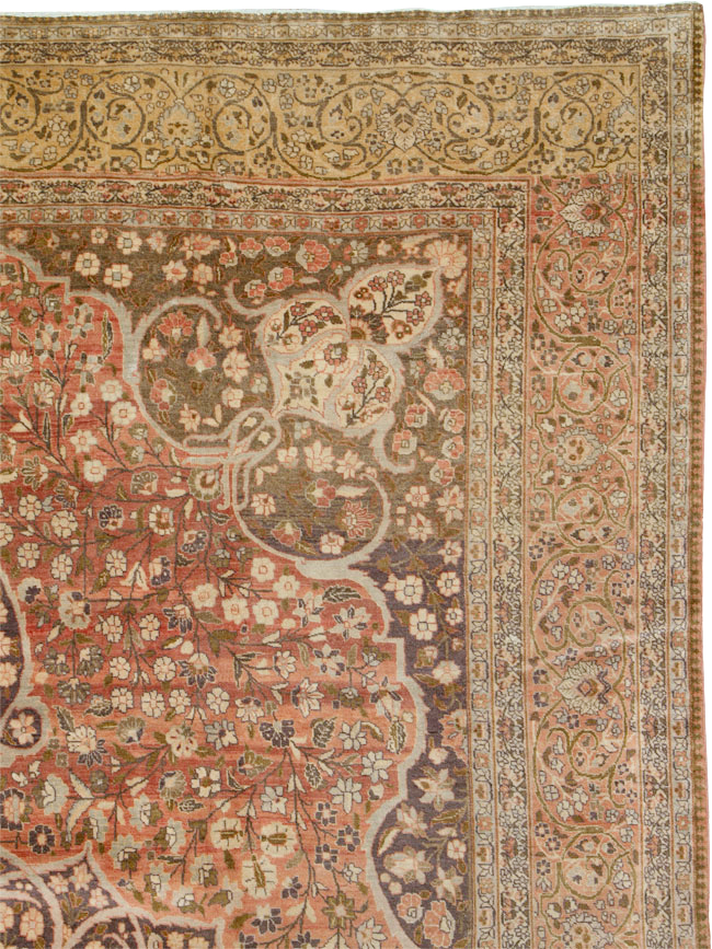 Antique Persian Tabriz Carpet, No.11500 - Gsblank