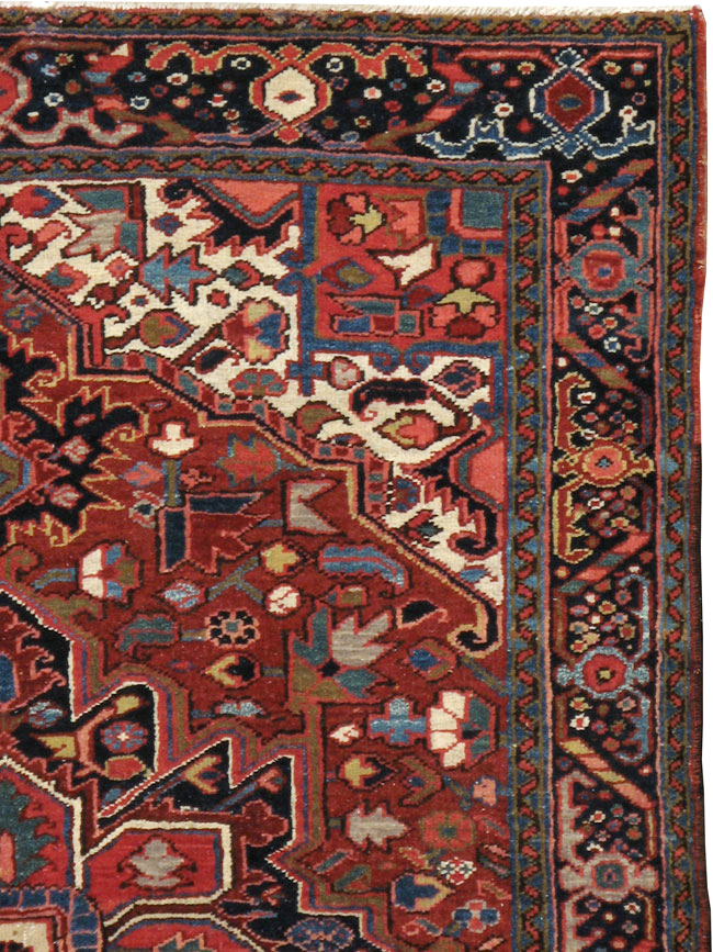Vintage Persian Heriz Carpet, No.11529 - Gsblank