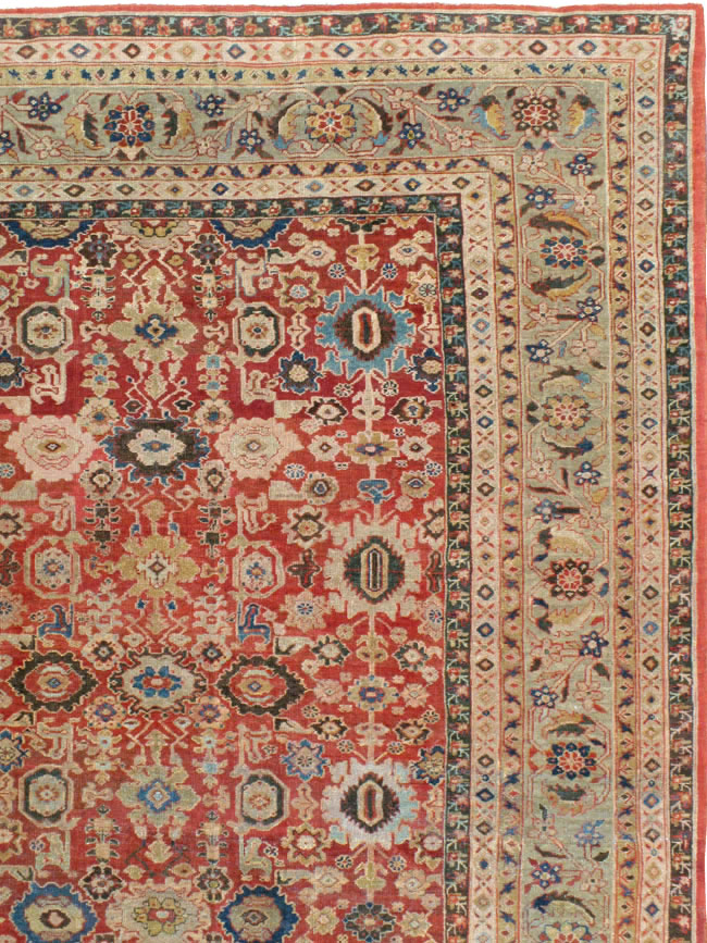 Antique Persian Mahal Carpet, No.11541 - Gsblank