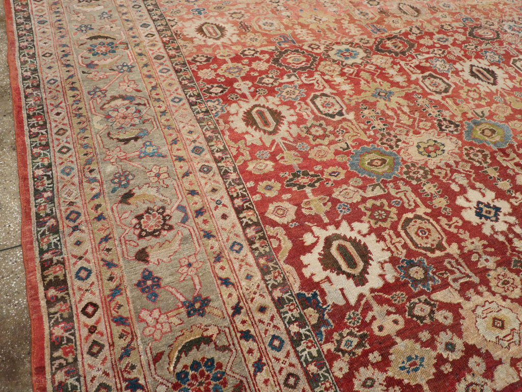 Antique Persian Mahal Carpet, No.11541 - Gsblank
