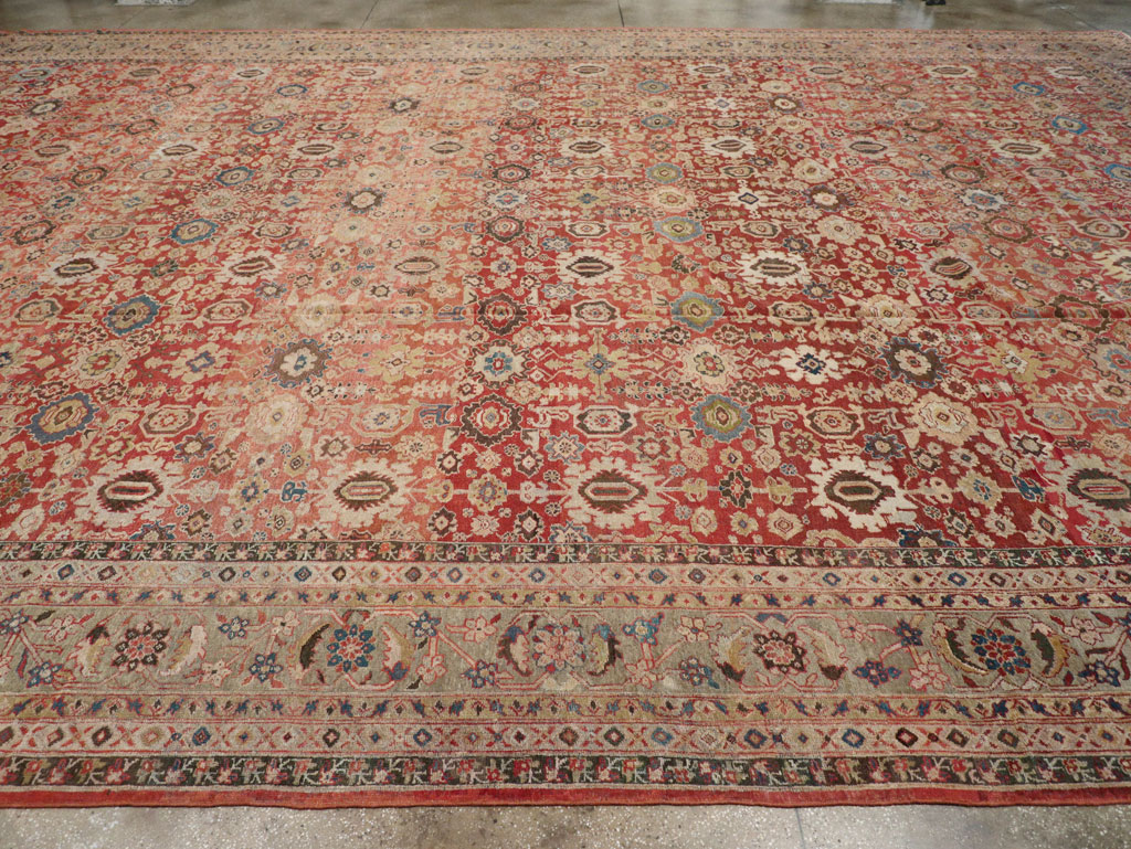 Antique Persian Mahal Carpet, No.11541 - Gsblank