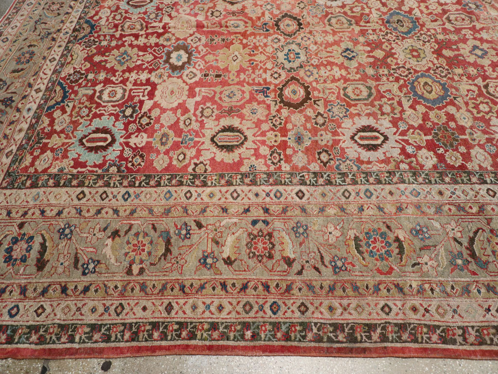 Antique Persian Mahal Carpet, No.11541 - Gsblank