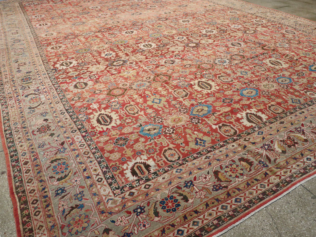 Antique Persian Mahal Carpet, No.11541 - Gsblank