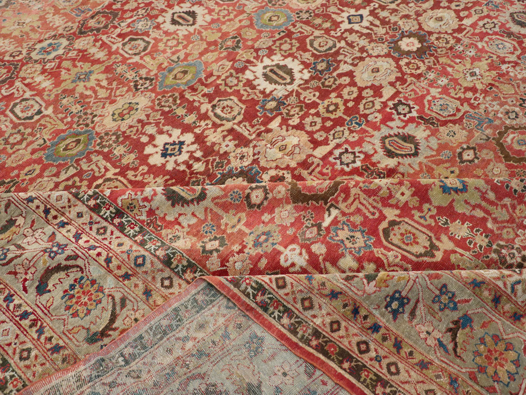 Antique Persian Mahal Carpet, No.11541 - Gsblank