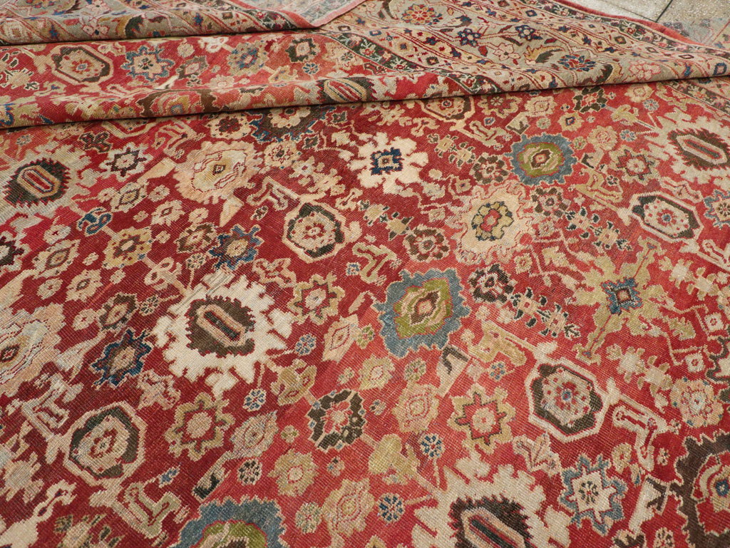 Antique Persian Mahal Carpet, No.11541 - Gsblank