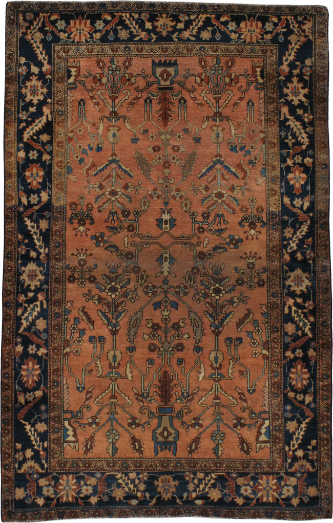 Antique Persian Sarouk Rug, No.11544 - Gsblank