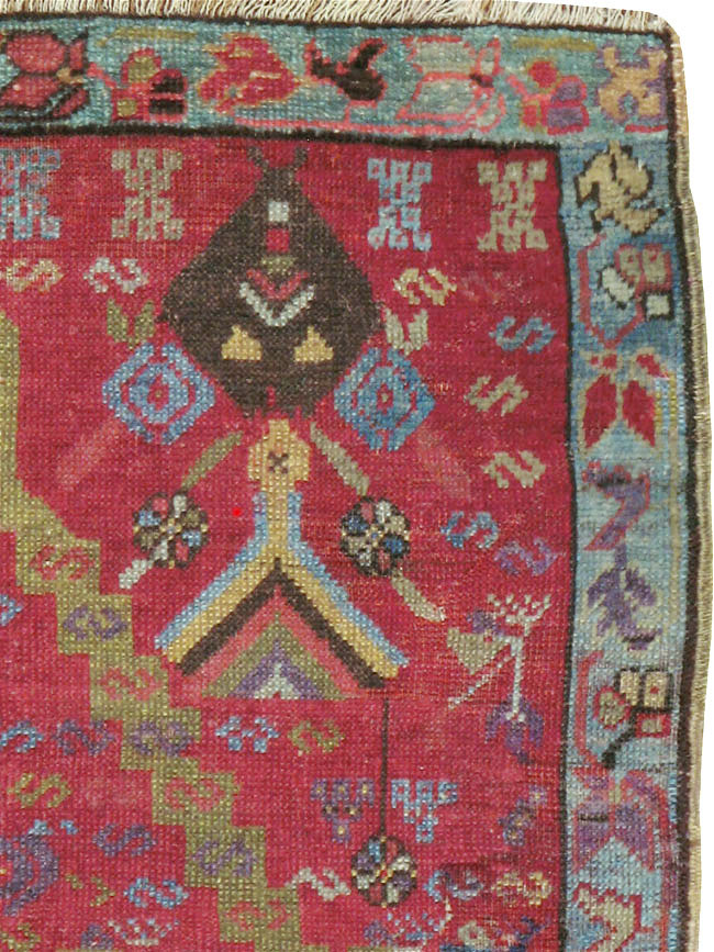 Antique Turkish Ghiordes Rug, No.11548 - Gsblank