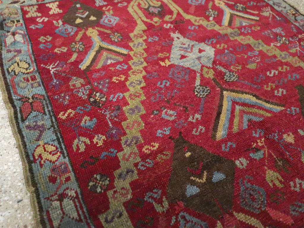 Antique Turkish Ghiordes Rug, No.11548 - Gsblank