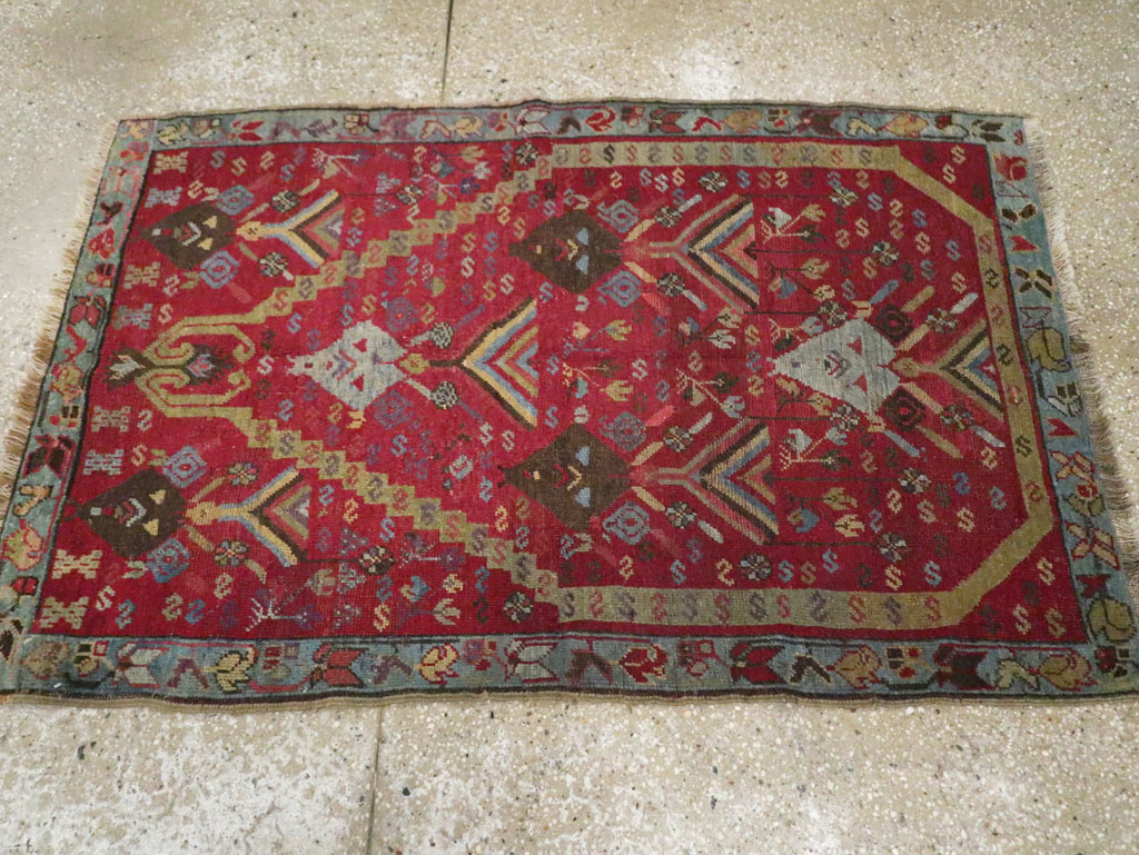 Antique Turkish Ghiordes Rug, No.11548 - Gsblank