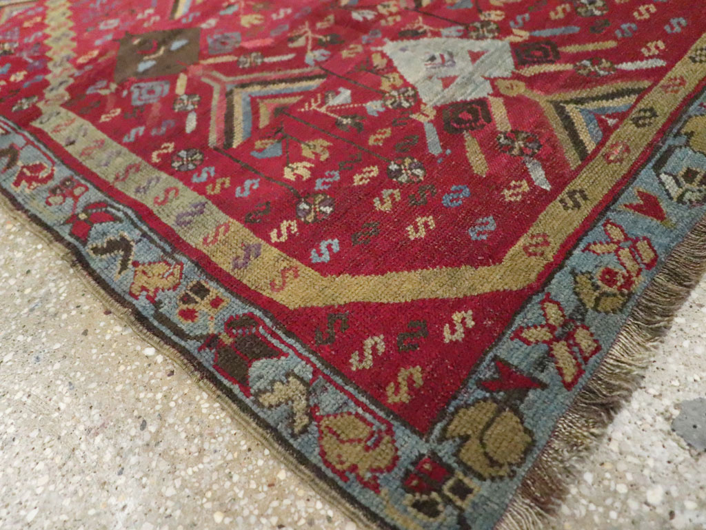 Antique Turkish Ghiordes Rug, No.11548 - Gsblank