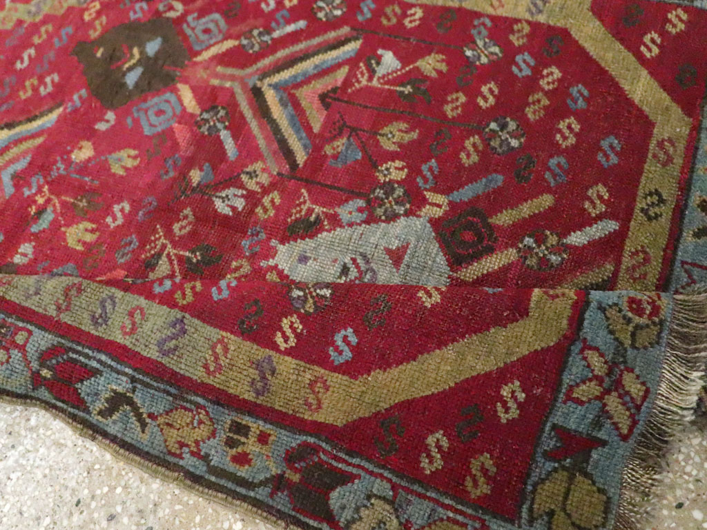 Antique Turkish Ghiordes Rug, No.11548 - Gsblank