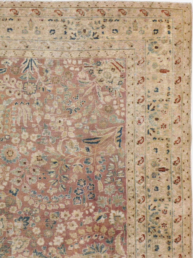 Antique Persian Lavar Kerman Carpet, No.11638 - Gsblank