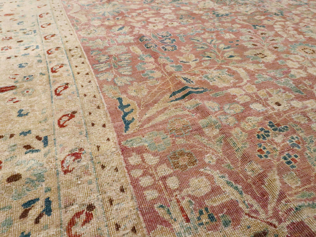 Antique Persian Lavar Kerman Carpet, No.11638 - Gsblank