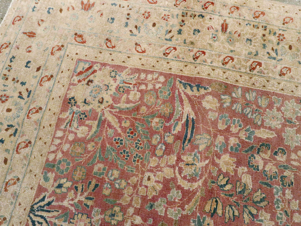 Antique Persian Lavar Kerman Carpet, No.11638 - Gsblank