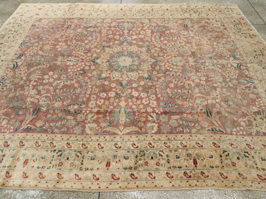 Antique Persian Lavar Kerman Carpet, No.11638 - Gsblank