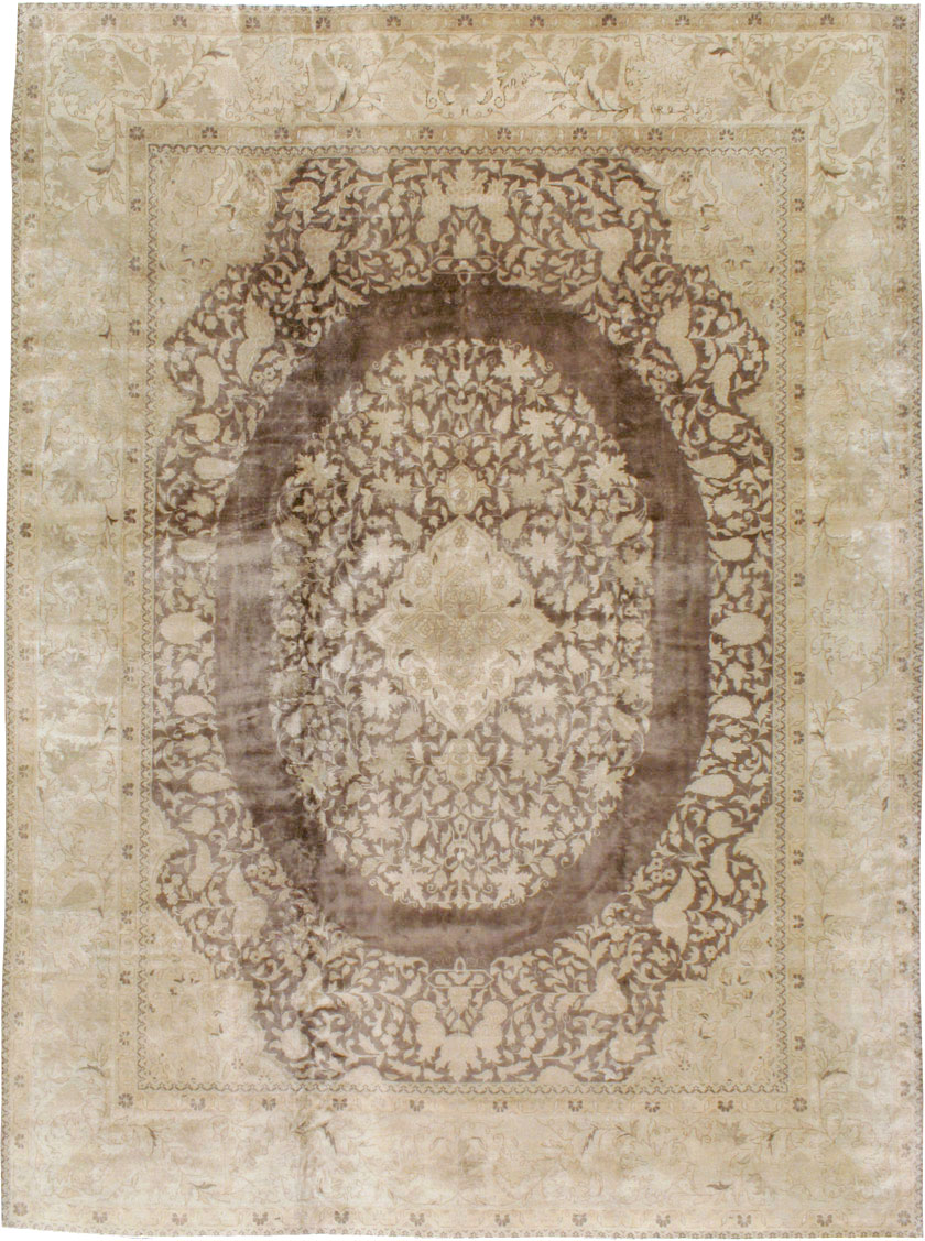 Vintage Persian Tabriz Carpet, No.11675 - Gsblank