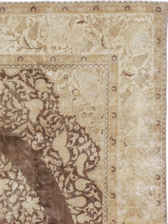 Vintage Persian Tabriz Carpet, No.11675 - Gsblank