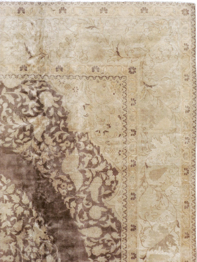 Vintage Persian Tabriz Carpet, No.11675 - Gsblank