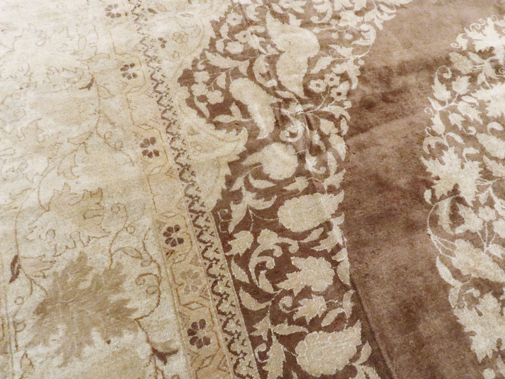 Vintage Persian Tabriz Carpet, No.11675 - Gsblank