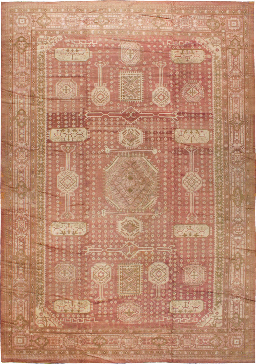Vintage Turkish Oushak Carpet, No.11745 - Gsblank