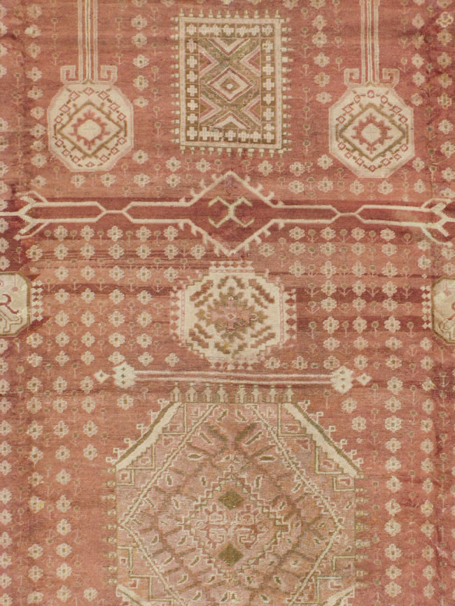 Vintage Turkish Oushak Carpet, No.11745 - Gsblank