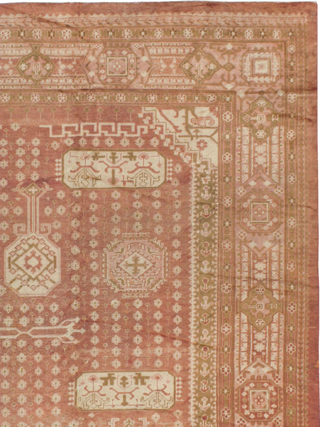 Vintage Turkish Oushak Carpet, No.11745 - Gsblank