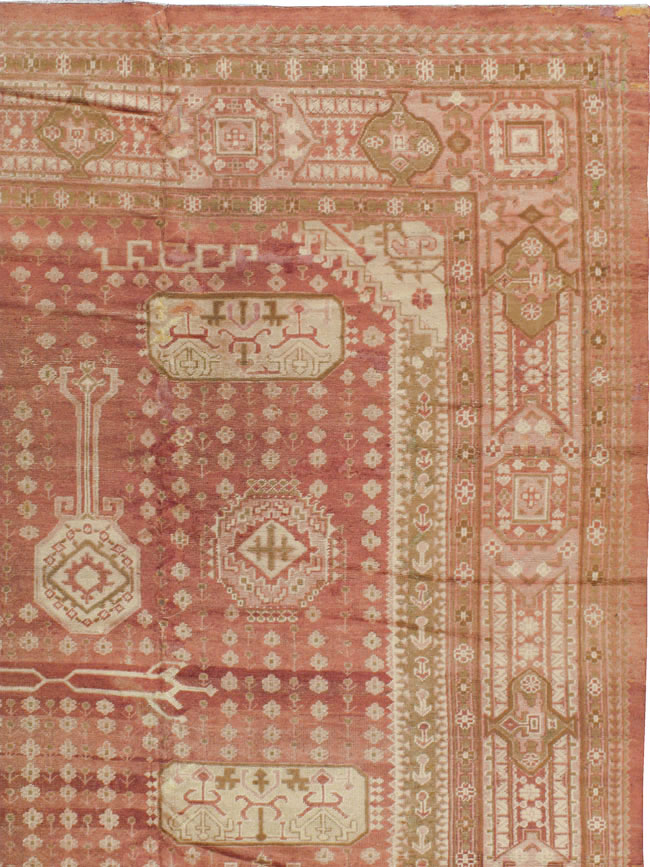 Vintage Turkish Oushak Carpet, No.11745 - Gsblank