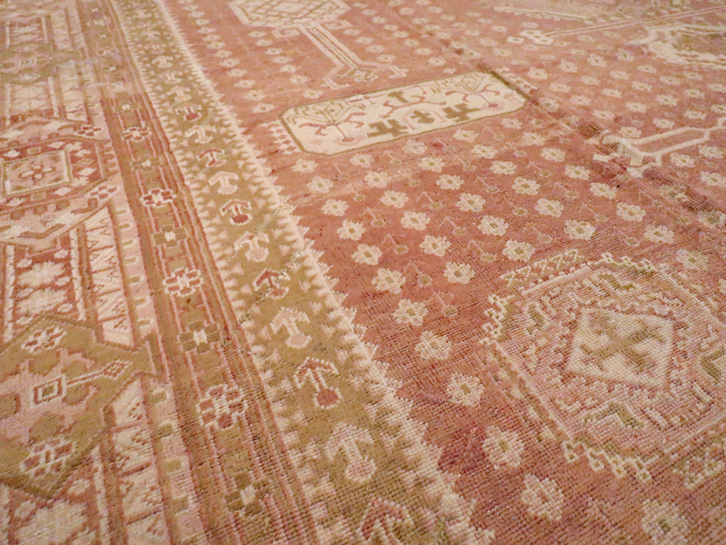 Vintage Turkish Oushak Carpet, No.11745 - Gsblank