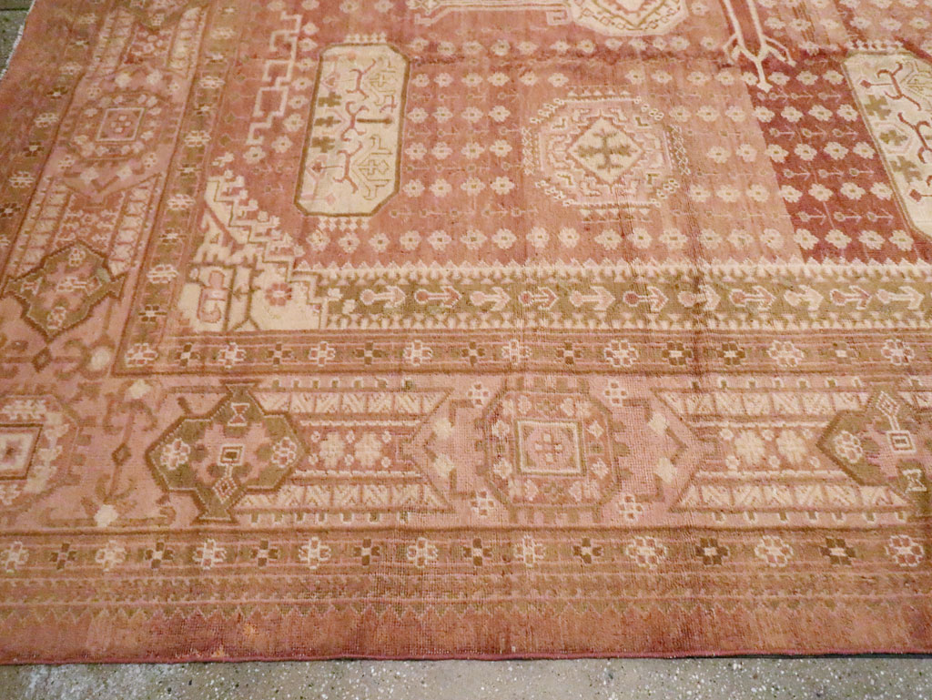 Vintage Turkish Oushak Carpet, No.11745 - Gsblank